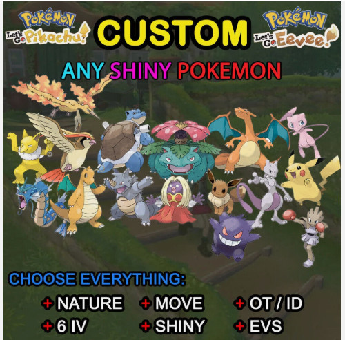 Pokemon let eevee pikachu - go,
