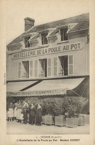 Cpa juziers hostellerie de - cpa,