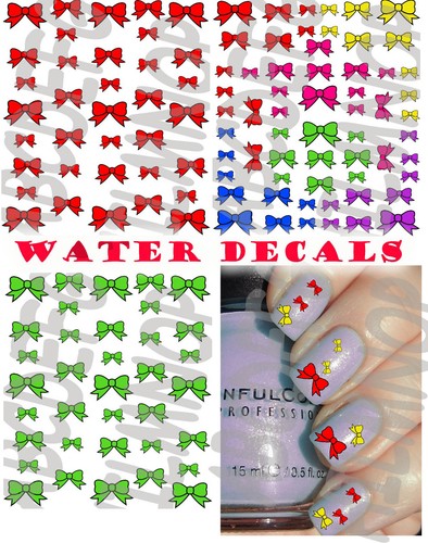 Water decals fiocchi bow - decals,