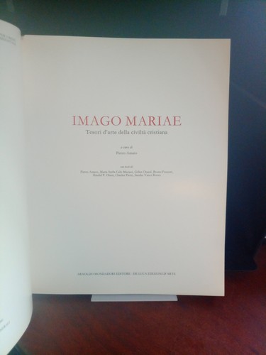 Imago mariae tesori arte - imago, mariae: