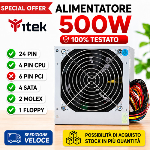 Alimentatore 500w per - ✅,
