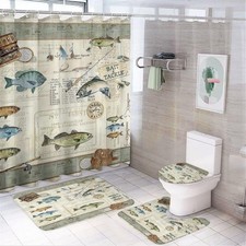 Fishing Bathroom Shower