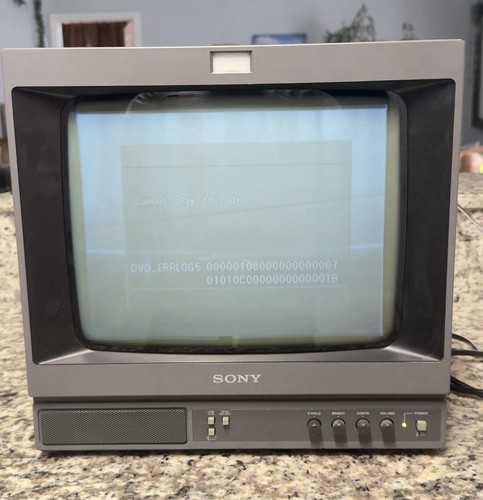 Sony pvm 137 - b&w, crt