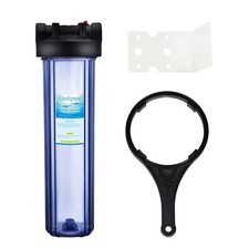 Alloggiamento filtro acqua trasparente per tutta la casa 20 pollici - adatto a filtri 4,5 x 20 pollici - 3/4