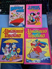 Lotto Stock di 4 Fumetti Topolino anni 80