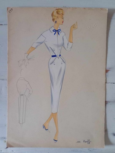 Figurino moda anni - moda, 50-60