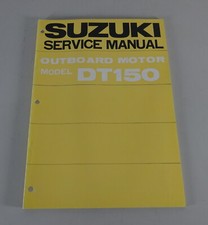 Officina/Manuale di Servizio Suzuki Fuoribordo Motore DT150 From 09/1971