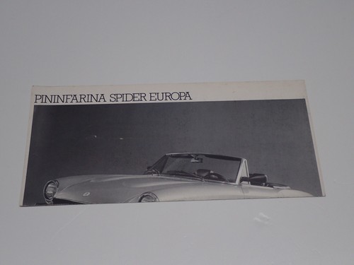 Pininfarina spider europa fiat - pininfarina,