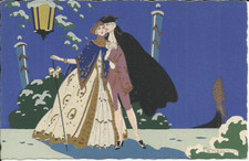 Illustratore  Giovanni Meschini - cartolina  dipinta a mano - firmata   nuova