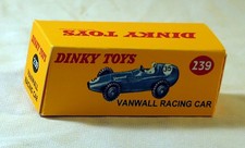 DINKY TOYS 239 VANWALL RACING