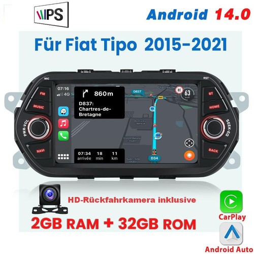 32gb per fiat tipo 2015 - 2+32gb, 2015-2021