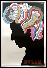 1967 * Poster Originale "MILTON GLASER - Bob Dylan - Psichedèlico" USA (B+)  Tel