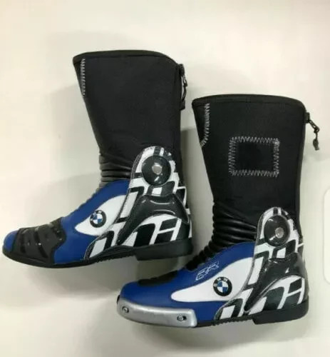 Men leather motorcycle boots - men's,