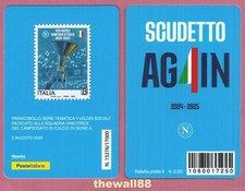ITALIA 2025   Napoli Campione 2024/25   TESSERA FILATELICA 15276/17000