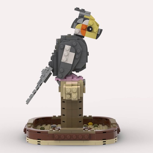 Moc 124853 pappagallo animale - moc-124853,