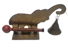 Vintage brass elephant dinner - brass,