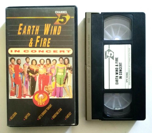 Vhs earth wind - vhs, &