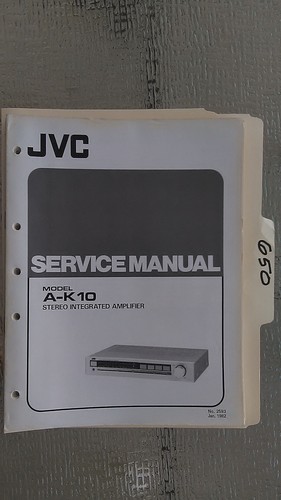 Jvc k10 manuale servizio - jvc,