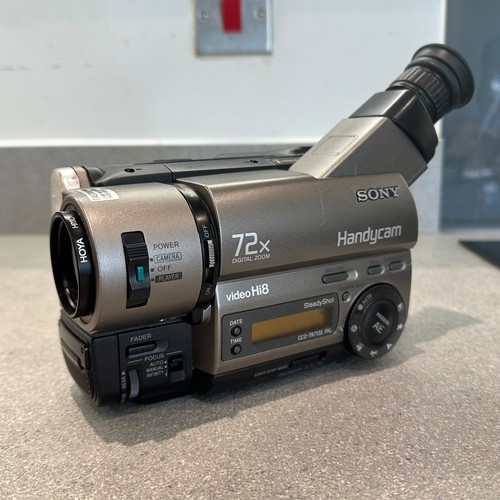 Videocamera analogica sony - videocamera,