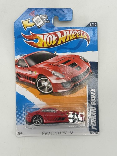 Hot wheels ferrari 599xx red - ferrari,