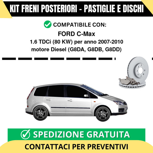 Kit freni posteriori per - kit,