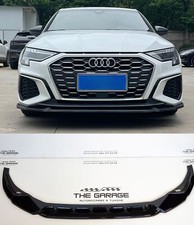 Lama Frontale specifica per Audi A3 8Y 2020-2024 (solo per S-LINE) Spoiler, Nero