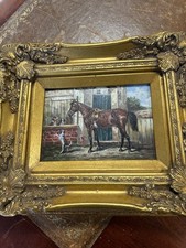 Antico quadro olio tavola - quadro, su