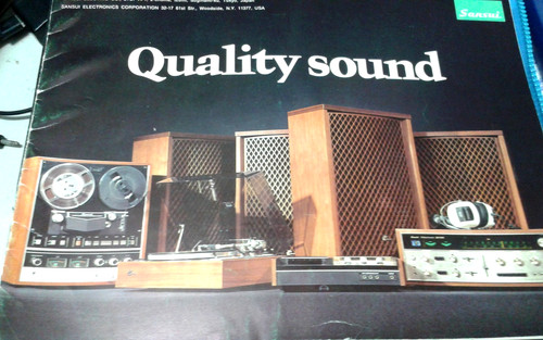 Vintage catalogo sansui - vintage,