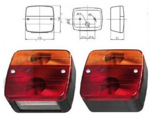 Coppia fanali posteriori sx - fanali, dx/sx
