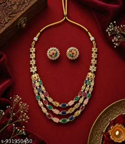 Orecchini collana indiani