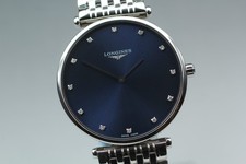 [con scatola carta] Orologio LONGINES La Grande Classique L4.866.4 Diamante 12PD Quadrante Blu