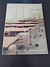 1963 OLIVETTI ARREDAMENTI METALLICI SPAZIO UFFICIO VINTAGE AD PUB