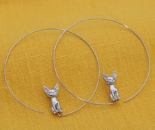 Orecchini gatto donna donna