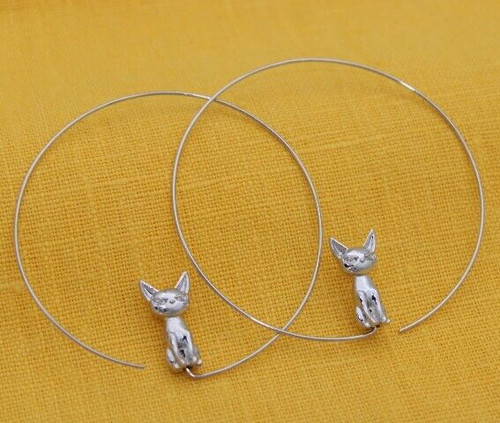 Orecchini gatto donna donna