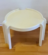 KARTELL DESIGN GIOTTO STOPPINO TAVOLINO CAFFE' DIVANO 1970 IMPILABILE cm 33