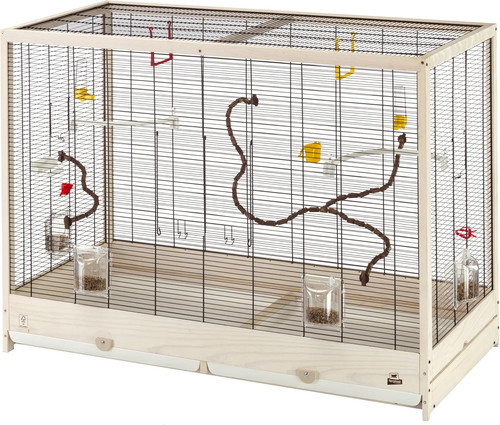 Gabbia per uccelli legno - in,