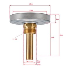 Termometro metallo alimentare