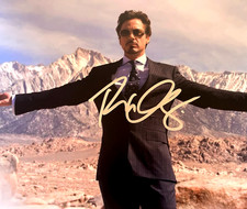ROBERT DOWNEY JR. Autografo
