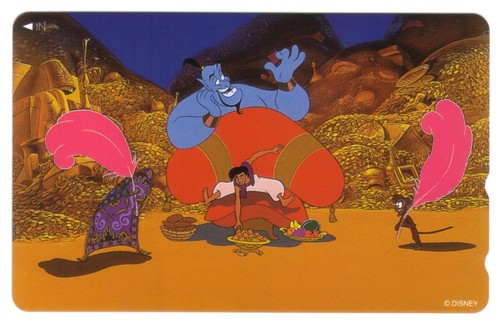 Scheda telefonica disney - scheda, genie