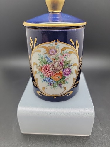 Vaso limoges france blu - limoges,