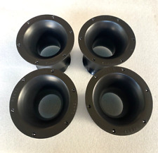 4 x Tubo bass reflex esponenziale Ø 120 mm Lunghezza 160 mm per casse acustiche