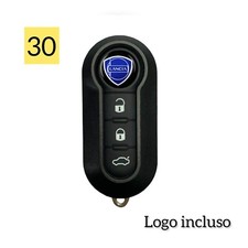 Chiave Cover Telecomando Guscio Key tasti LANCIA Y YPSILON MUSA IL LOGO OMAGGIO