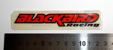 ADESIVO STICKER VINTAGE AUTOCOLLANT ORIGINAL MOTO TUNING BLACKBIRD RACING 3D