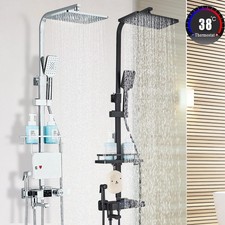 Sistema doccia con termostato rubinetto doccia doccetta doccia a pioggia piatto doccia acciaio inox