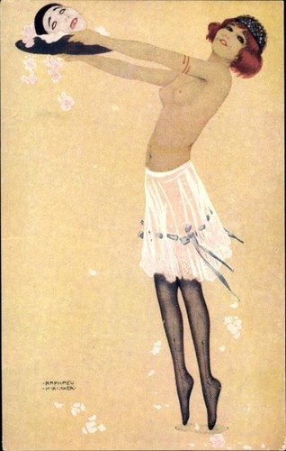 Cartolina artistica kirchner - cartolina,