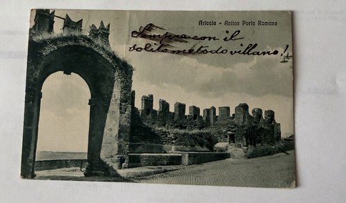 Cartolina ariccia antica - ariccia,