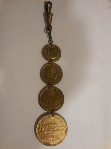 Pendant with medals house - with,