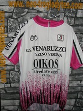Vintage Cycling jersey shirt Telekom style OIKOS Verona  maglia bici ciclismo 