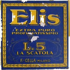 Scatolina Cartone Antica L.5 F.Lli Cella Elis
