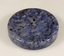 PRL) POSACENERE PORTACENERE MARMO PIETRA PREZIOSA SODALITE CENDRIER ASH-TRAY 